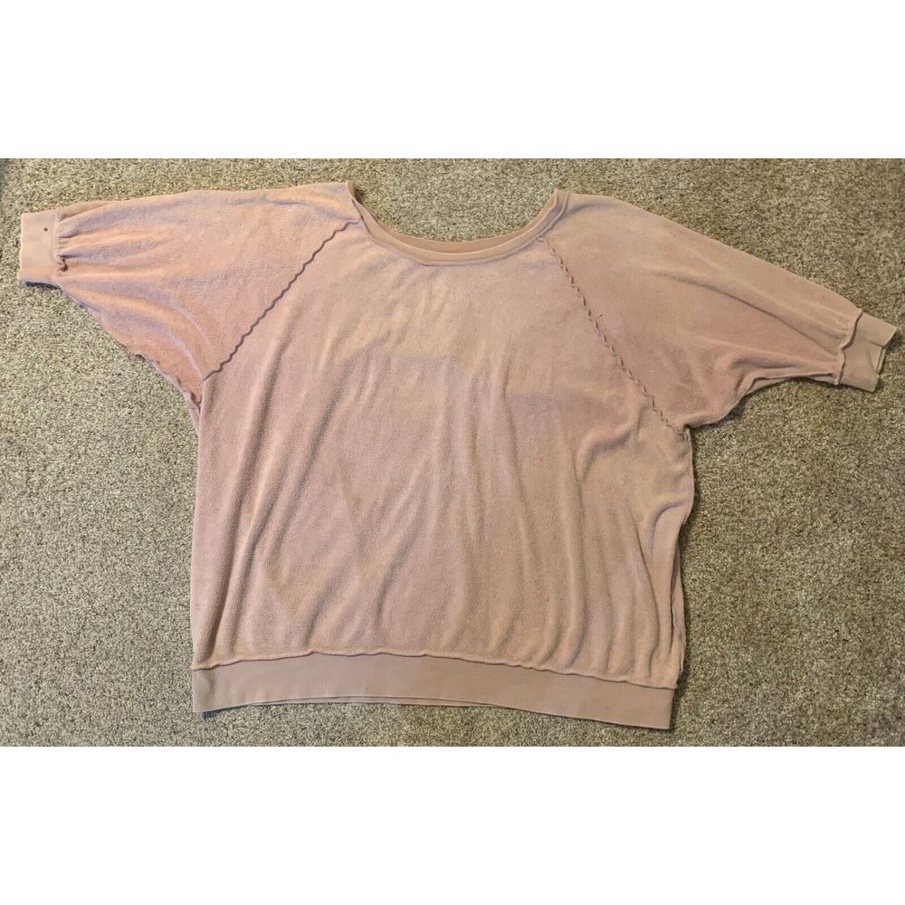 Free People Pullover Sweatshirt Pink Womens Size S‎